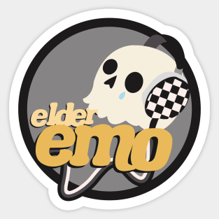 Elder emo Sticker